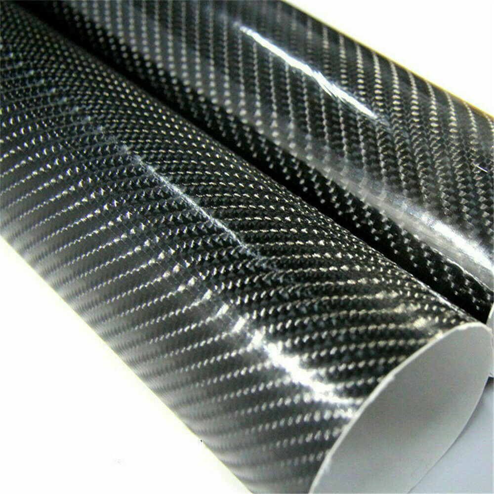 5D Waterproof Carbon Fiber Vinyl Car Wrap Sheet Roll Film Sticker Decal Paper US