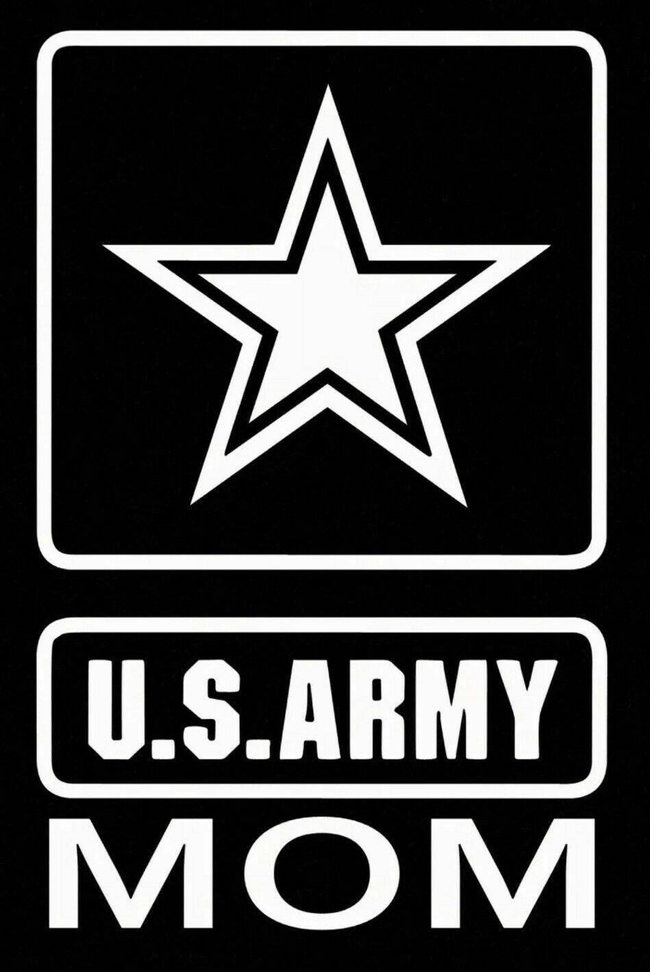 Army mom decal choose color military proud parent armed forces hero usa america