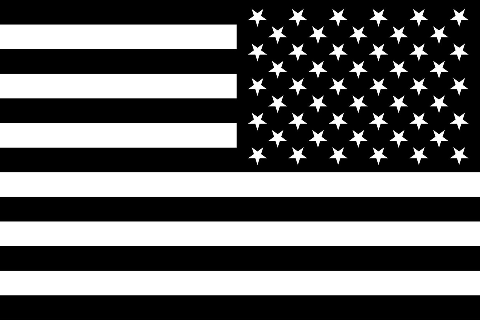 American Flag Heavy Duty Magnet Black and White – 4″ x 6″ Cars Trucks Outdoors