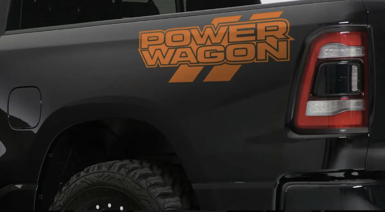 Vinyl Stickers Decal Graphics For compatible Fits Power Wagon Truck