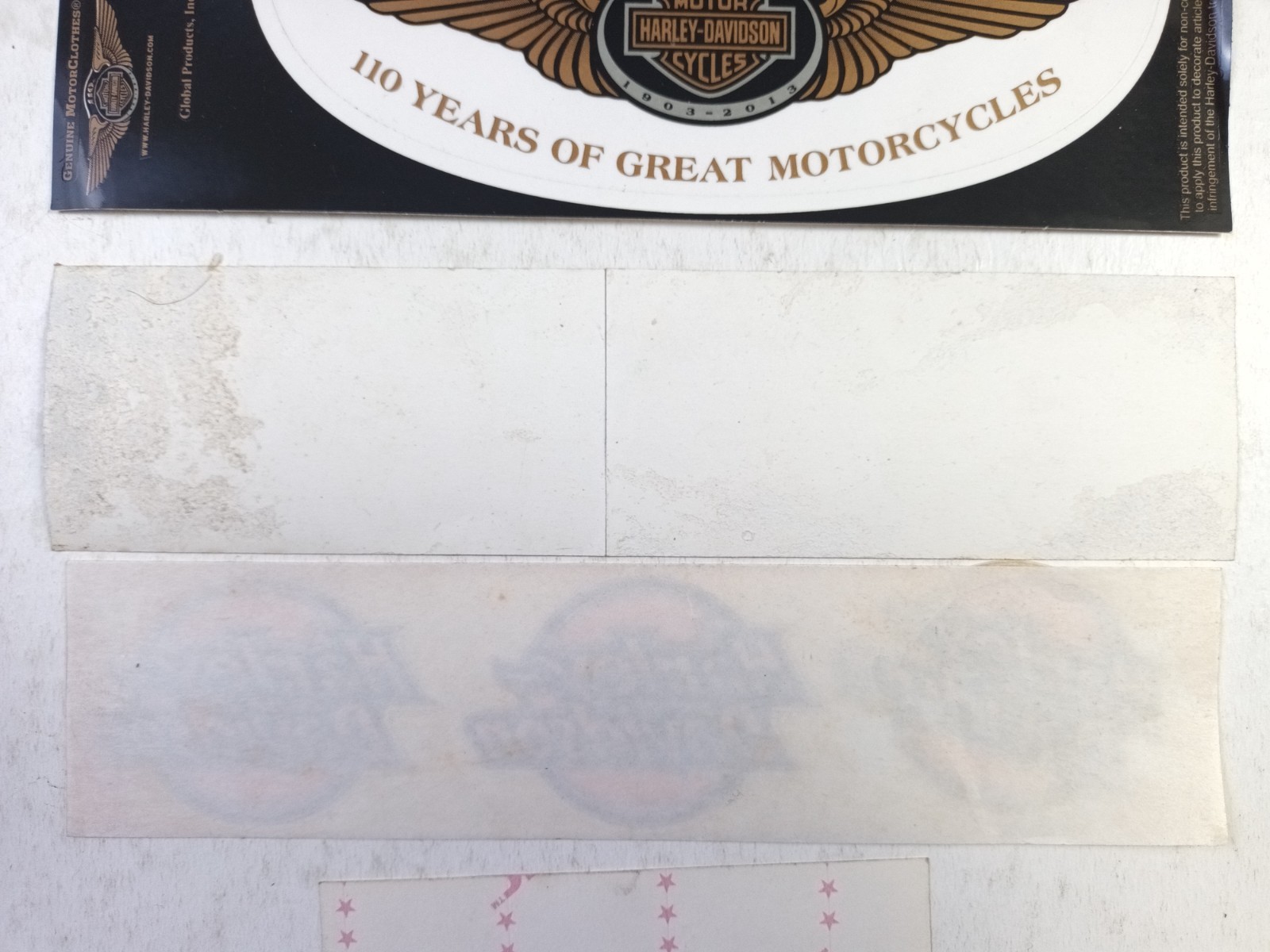 Harley-Davidson 8 Sticker Bundle. American Legend Chicago 110 Years Anniversary