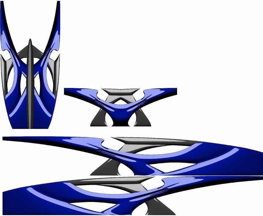 Race car truck wrap vinyl graphic decal sides hood rear style raptor