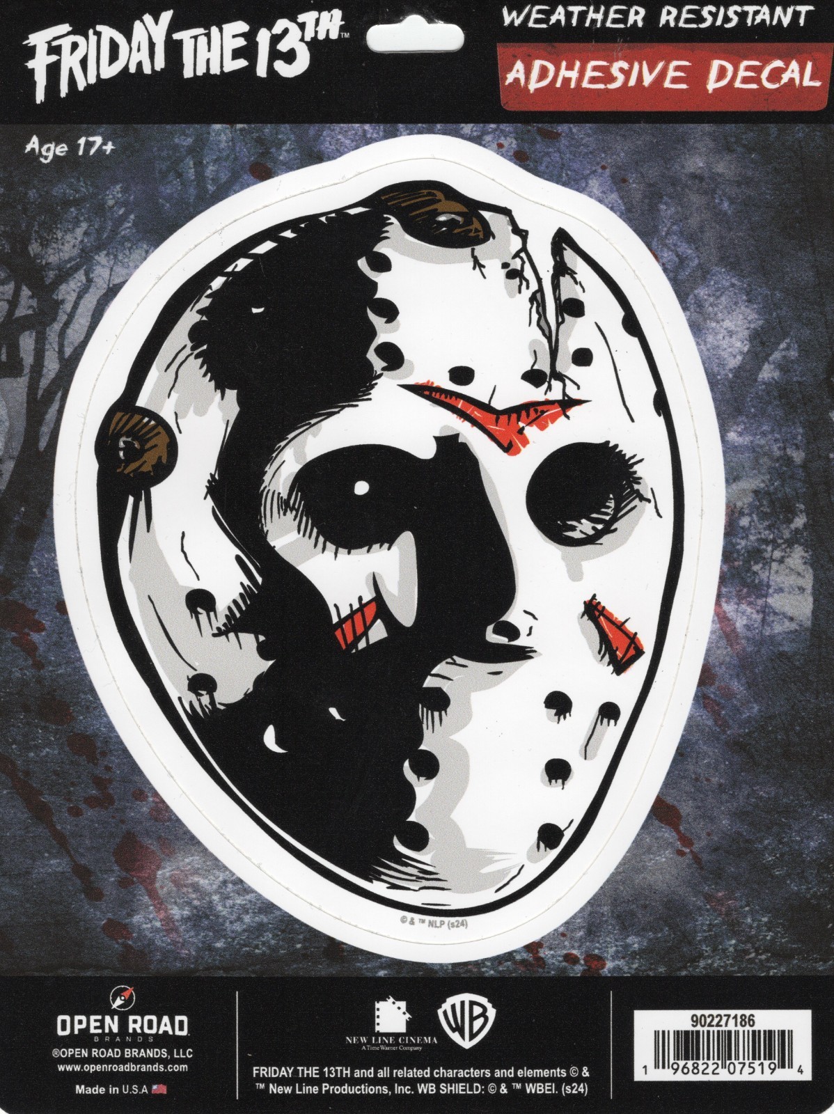 FRIDAY THE 13TH DECAL 90227194