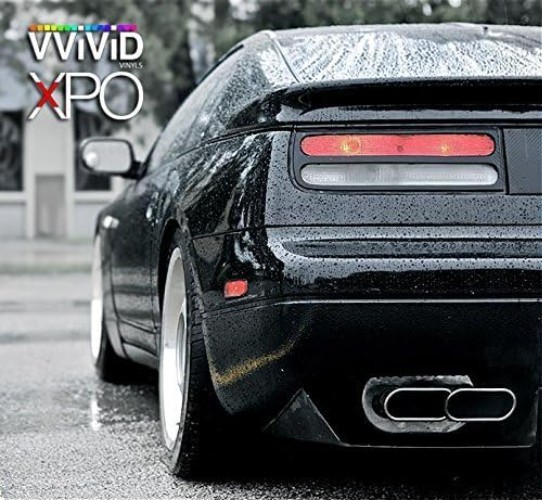 DIY Black High Gloss Vinyl Wrap 10ft x 5ft – Realistic Paint Finish, Conforms