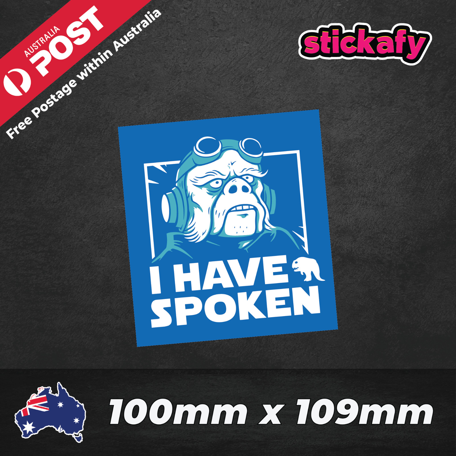 Kuiil I Have Spoken Vinyl Sticker for Laptop Car Decal Boat Aussie Funny