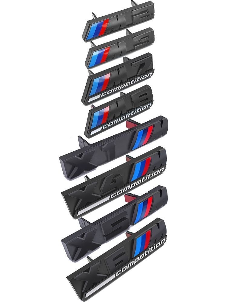 3D Car Front Grille Badge Emblem FOR X1 X2 X3 X4 X5M X6M X7M G82 G83 F48 G60 G68
