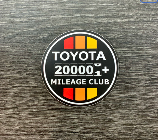 Toyota Sticker Decal 200k Mileage Club Tundra Tacoma 4runner Land FJ Cruiser 