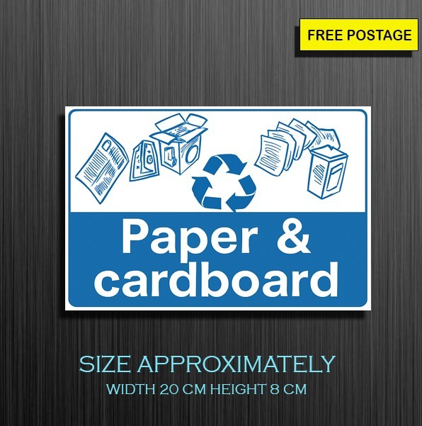 1X Paper & Cardboard Sticker, Self adhesive waterproof vinyl sticker