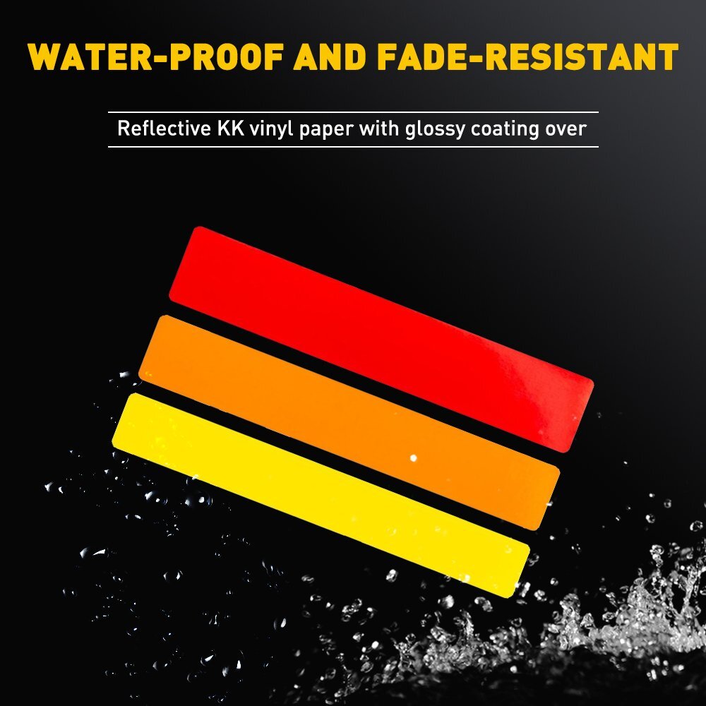 Tri-Color Stripe Decal Sticker For Toyota Tacoma Tundra 4Runner FJ Cruiser RAV4