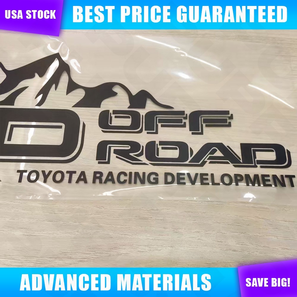 2pcs For Tacoma Tundra 4runner Off Road 18″x6″ Side Truck Decals Vinyl Stickers