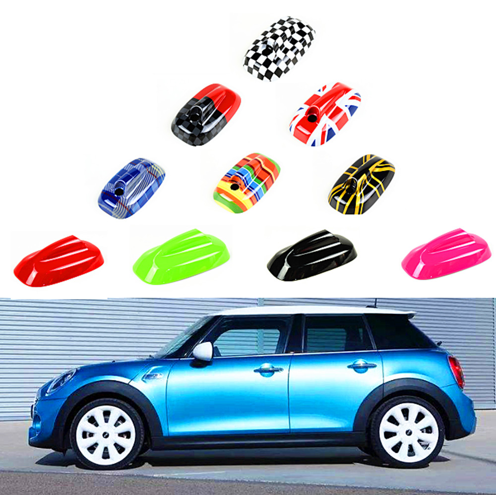 Shark Fin Style Roof Top Mount Antenna Tape Decoration For MINI COOPER F55 F56