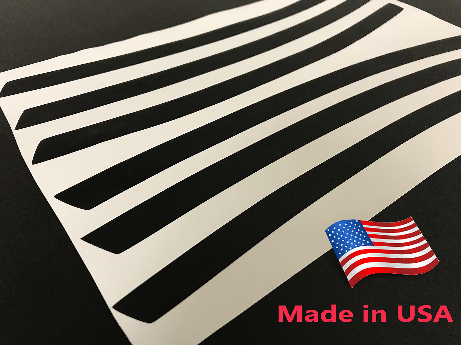 2014 2015 Chevy Camaro Side Vent Inserts Decals Stripes Inlays – BLACK