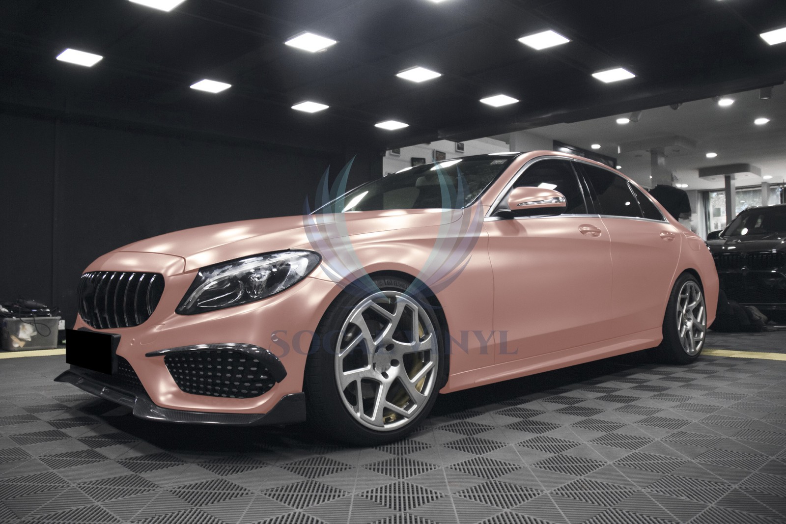 Matte Metallic Rose Gold TPU PPF Paint Protection Film Dry Wet Apply Vinyl Wrap