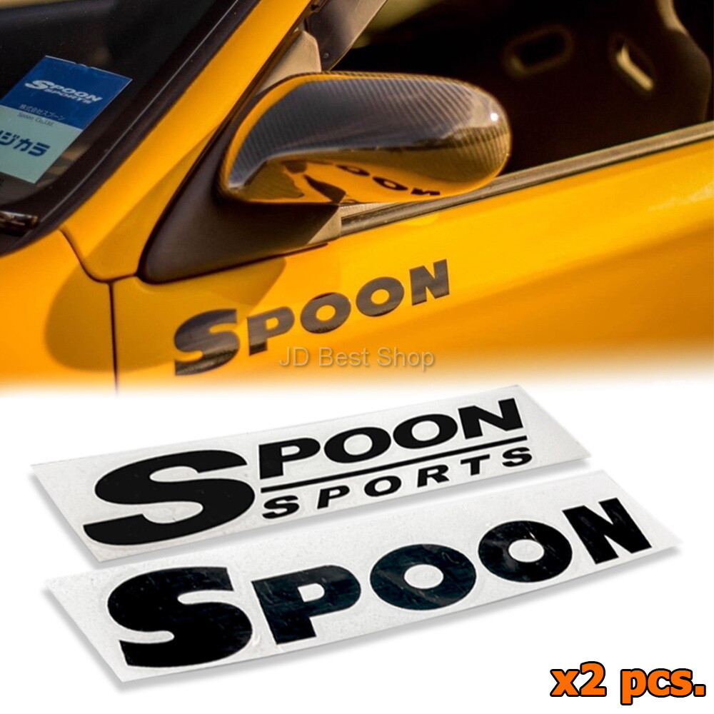Sticker JDM Style JAP Spoon Sport For Honda Racing All Models Decal Dicut Vinyl