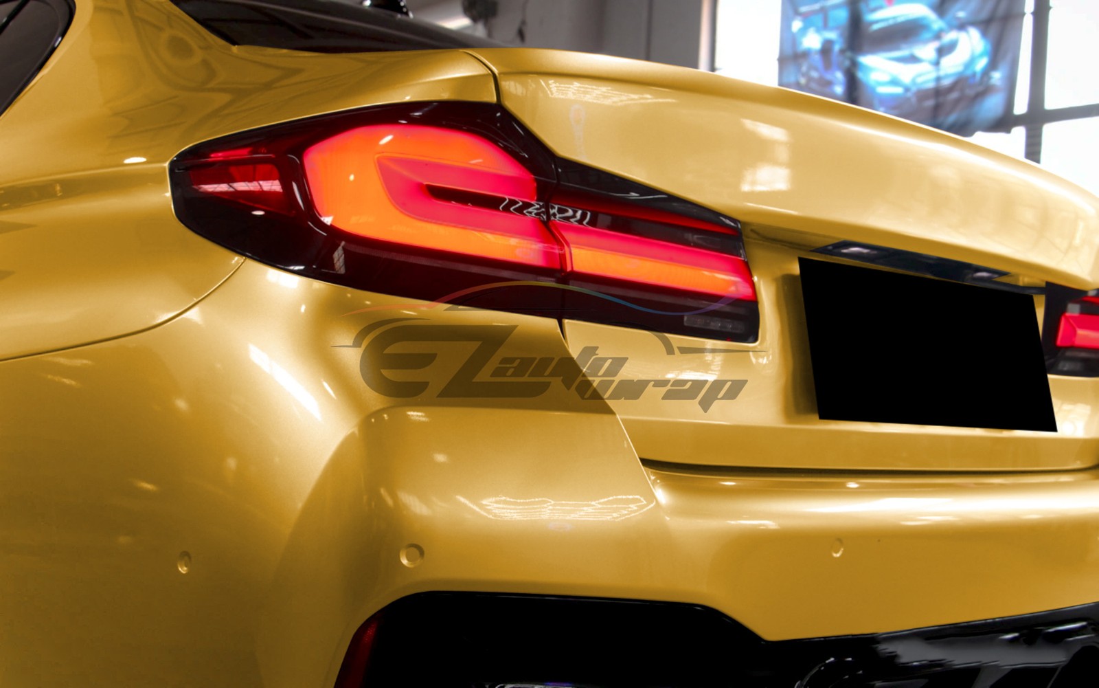 Gloss Metallic Milano Gold PPF TPU Paint Protection Film Dry Wet Auto Vinyl Wrap