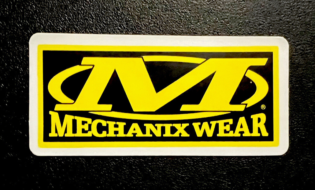 Mechanix workwear sticker. *Matte*Finish Size: 3”X 1.5”. Self Adhesive.