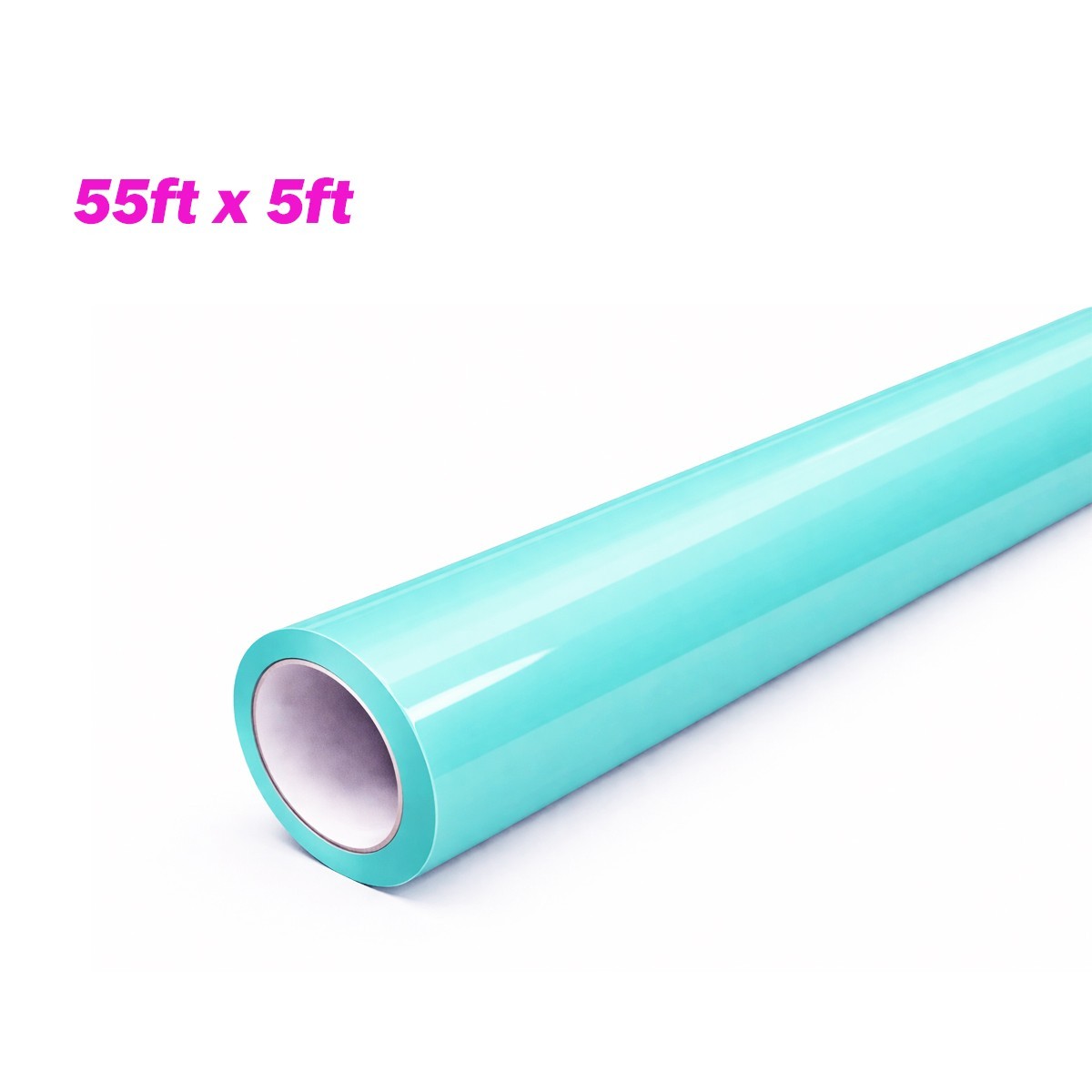 660″x60″ Ultra Gloss PET Liner Tiffany Blue Car Vinyl Wrap Air Release 55FTX5FT