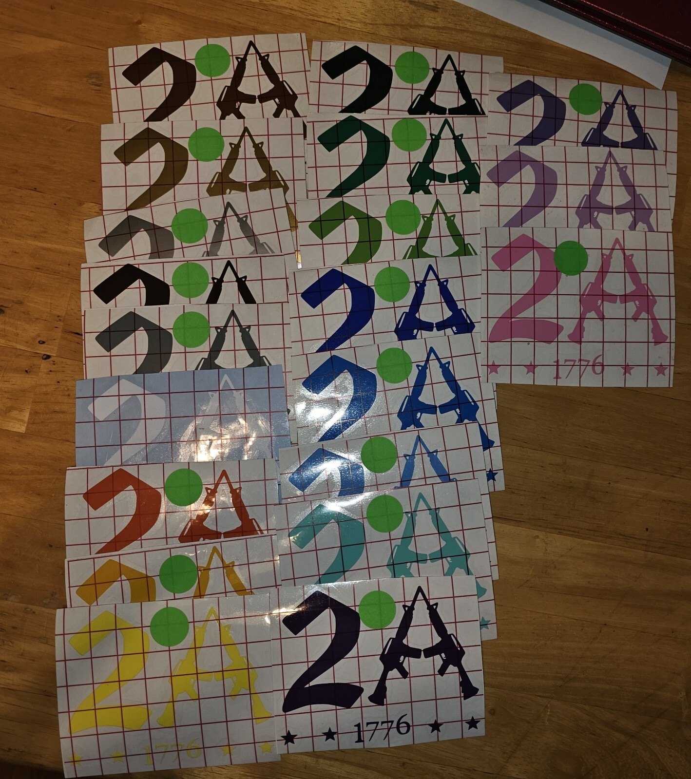 2nd Ammendment vinyl sticker decal for car/ Jeep window! Your Choice Of Color!