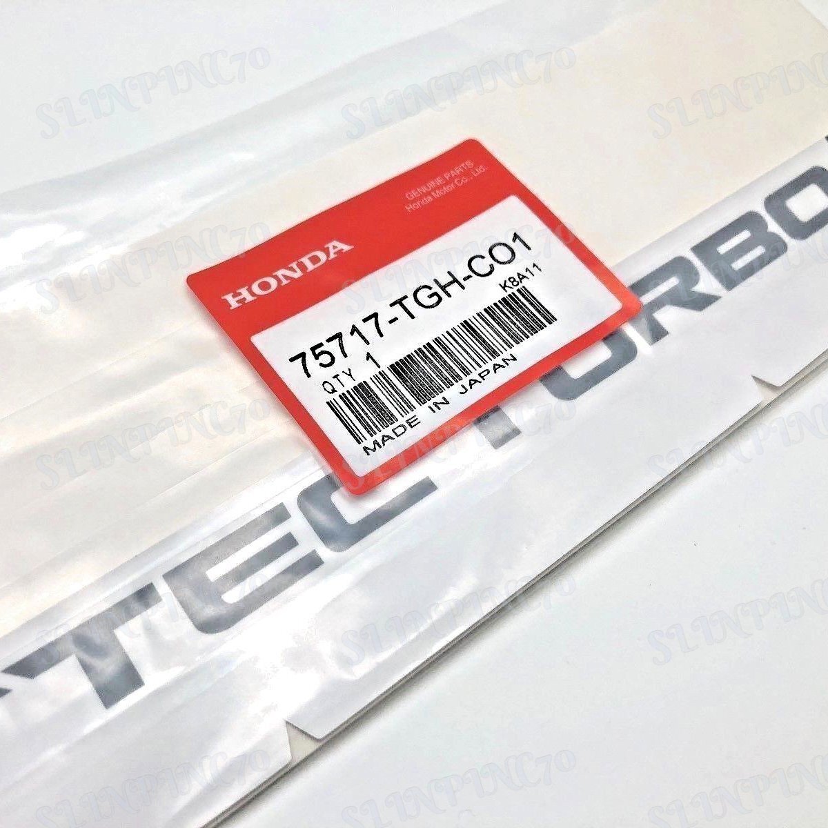 FOR OEM CDM VTEC TURBO DECAL STICKER HONDA CIVIC CTR TYPE R FK8 2017-2019 1PCS
