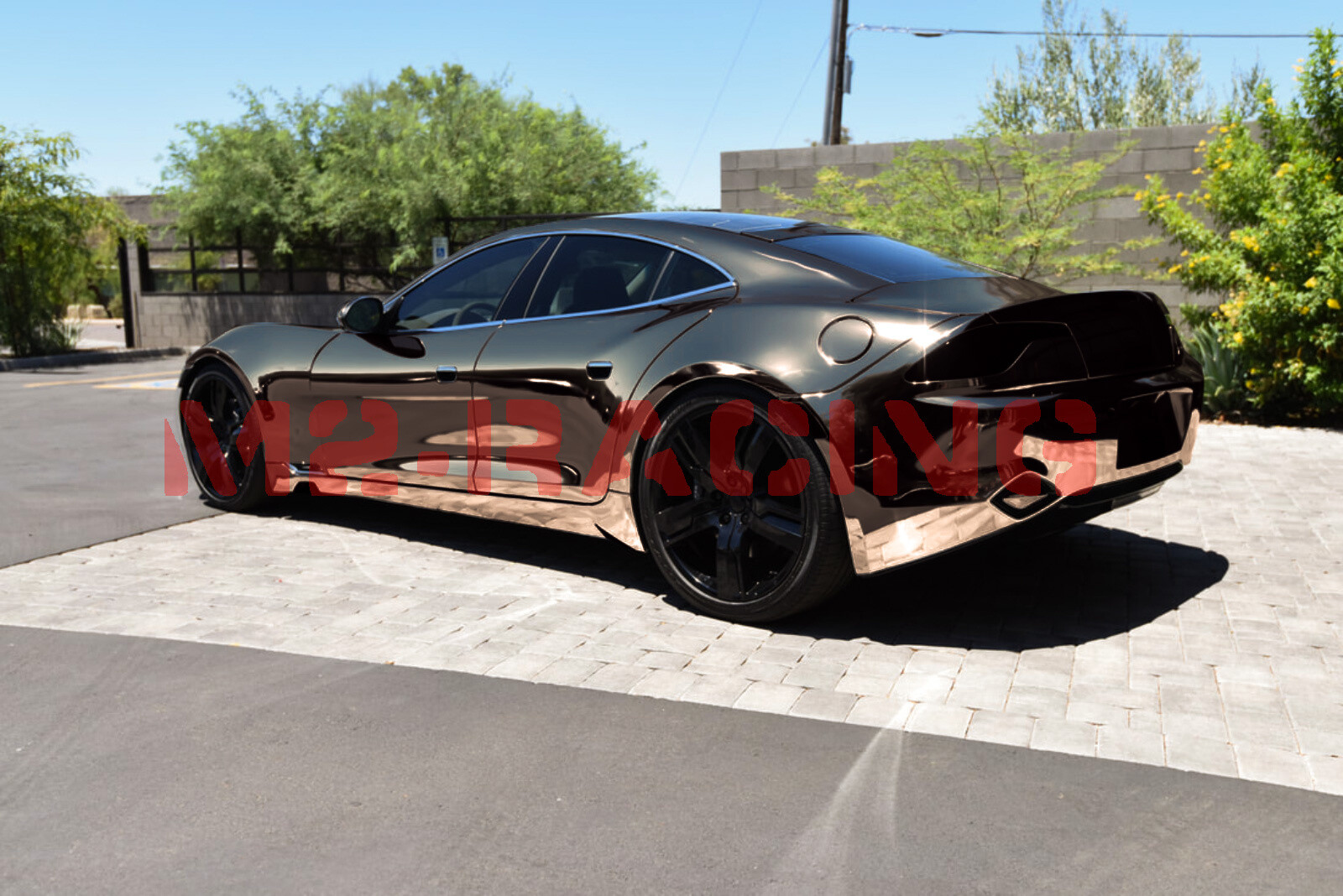 Chrome Black Dark Car Vinyl Wrap Sticker Decal Sheet DIY Air Release Bubble Free