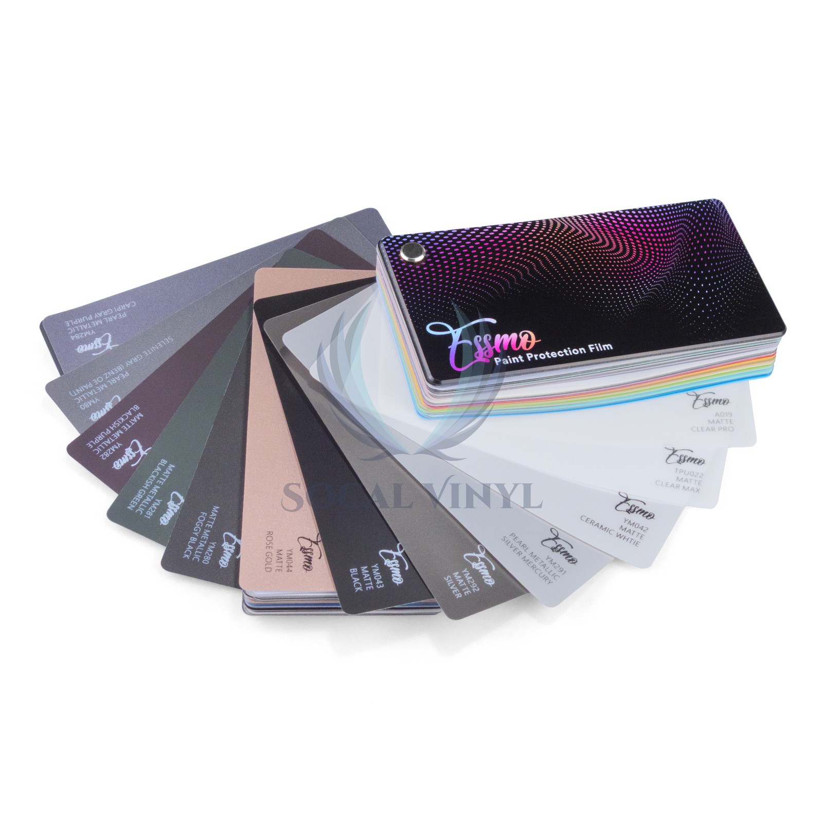 ESSMO PPF Swatches Wet-Application Paint Protection Film Car Vehicle Deck Book