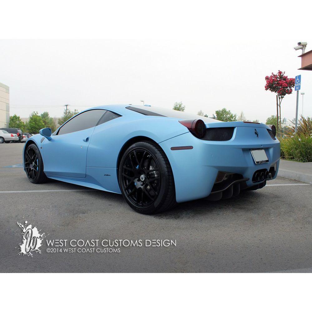 Avery Dennison SW900 Supreme Matte Frosty Blue Metallic Vinyl Car Wrap | 643-M