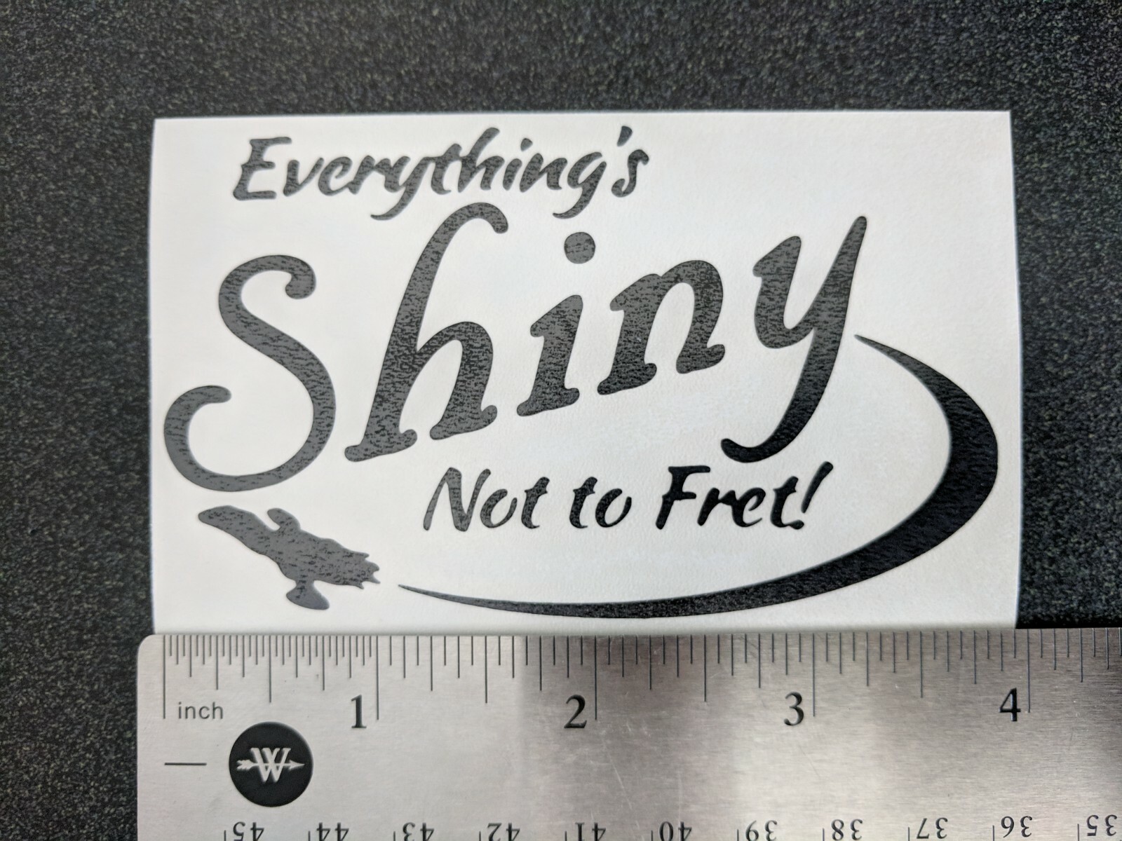 Firefly Inspired Quotes Decal 4Pack: I am a leaf on the wind, I aim to misbehave