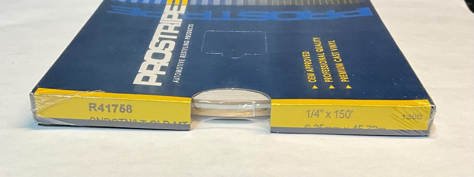 PROSTRIPE R41758 1/4″ SANDSTONE/LT GOLD METALIC INCLUDES FREE PROSTRIPE CATALOG
