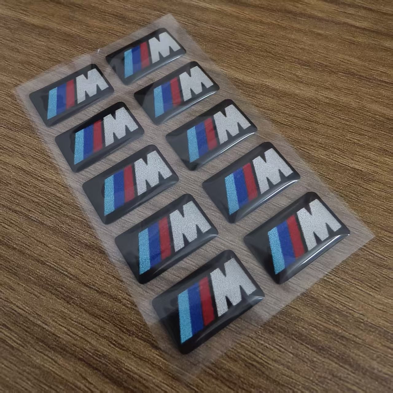 17mm X 9mm/ 11mm X 19mm/ 7mm X 16mm FOR BMW WHEEL M BADGE STICKER EMBLEM DECAL