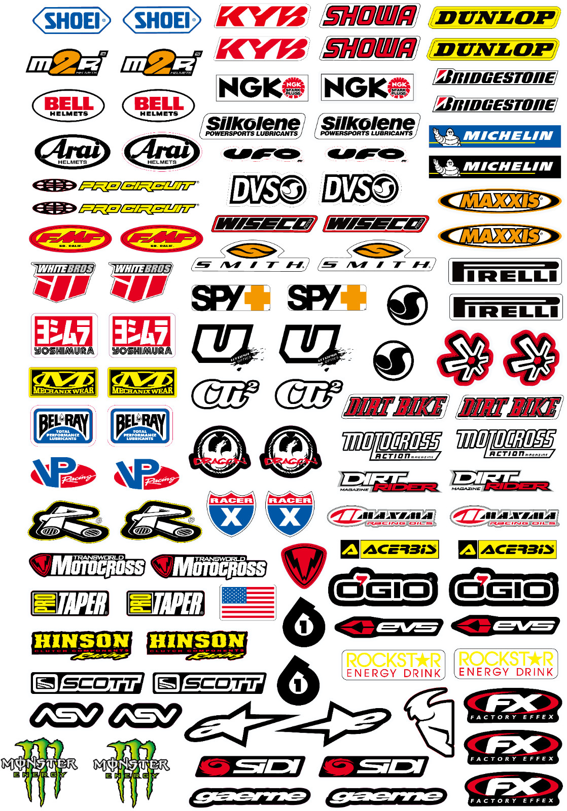 50 + Racing Decals Stickers Drag Race Nascar High Quality Vinyl FREE SHIP