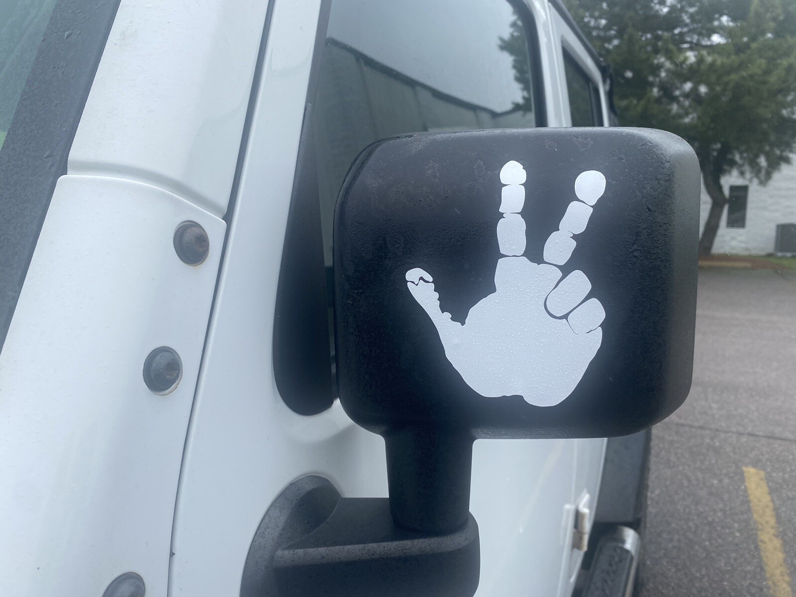 Jeep Wave vinyl Decal 4.5×5″