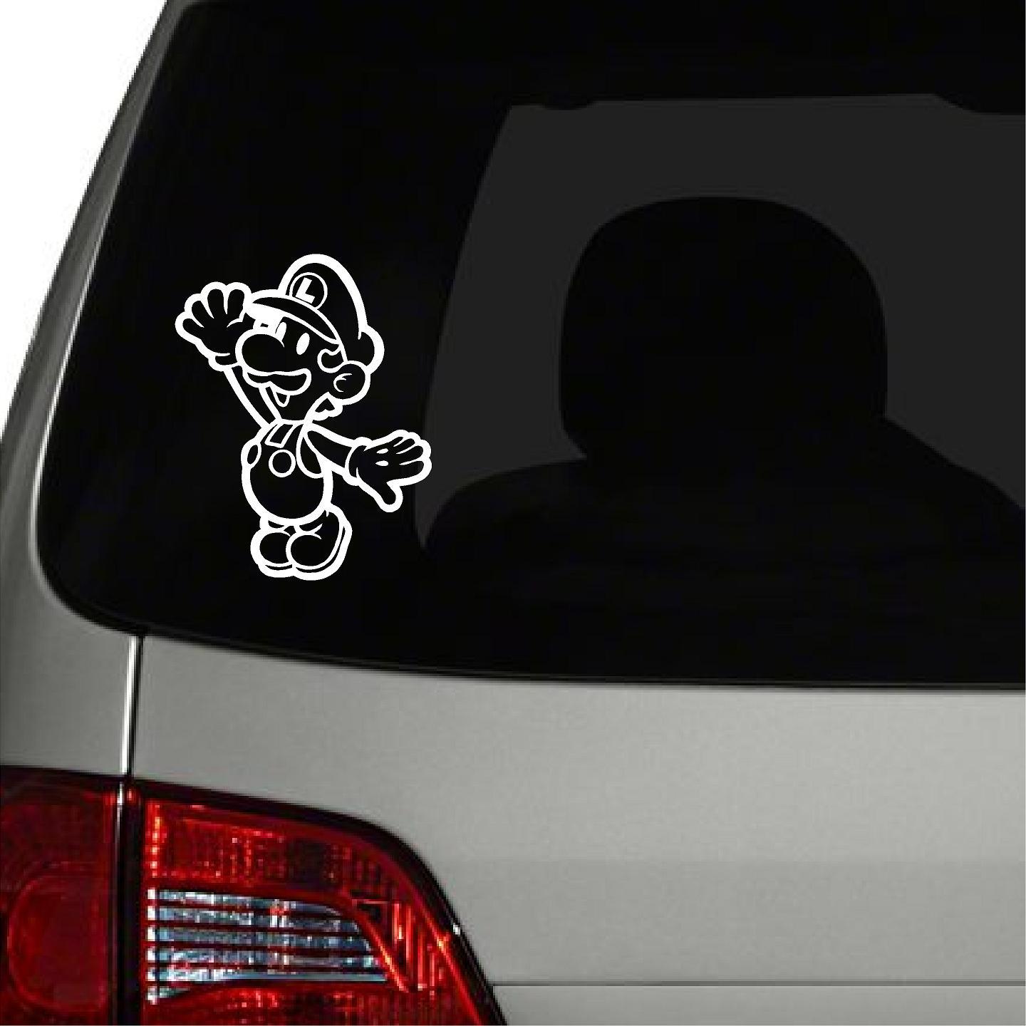Vinyl Decal Sticker. Car, Window, Wall… Paper Mario – Luigi (7″ x 5.5″)