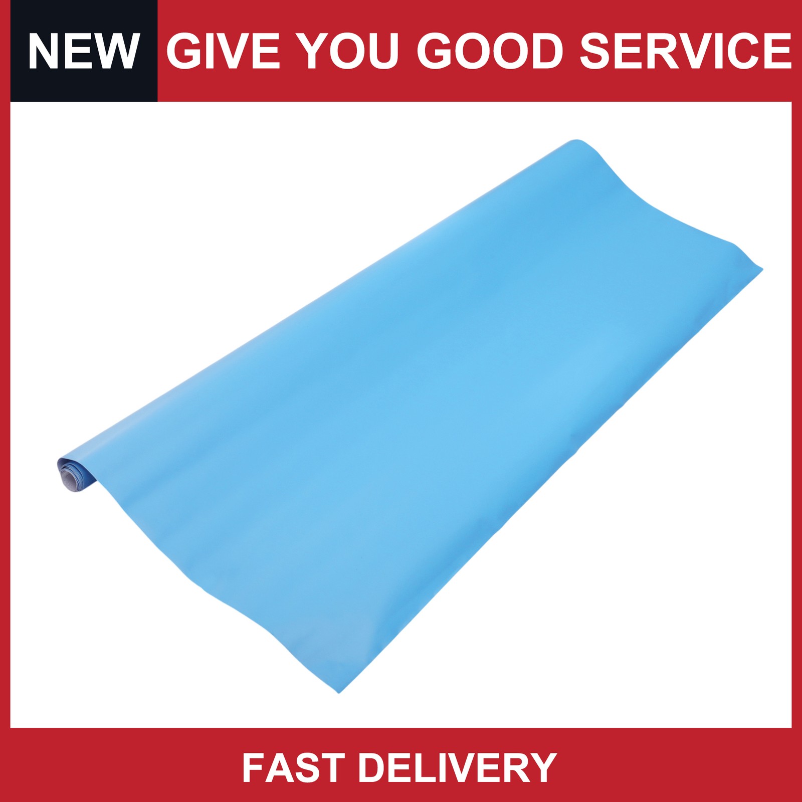 Matte Light Blue Auto Wrap Film 213x152cm(7ft x 5ft) Vinyl Wrap Cover Universal