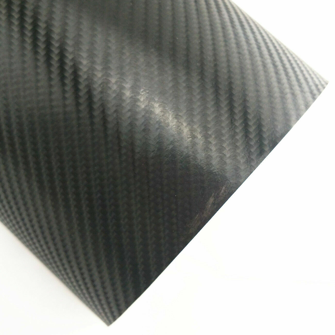 4D Car Interior Accessories Interior Panel Black Carbon Fiber Vinyl Wrap Sticker