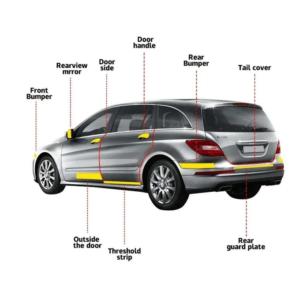 Car Adhesive Vinyl Honeycomb Auto Decal Wrap Film Waterproof Car Stickers Consol
