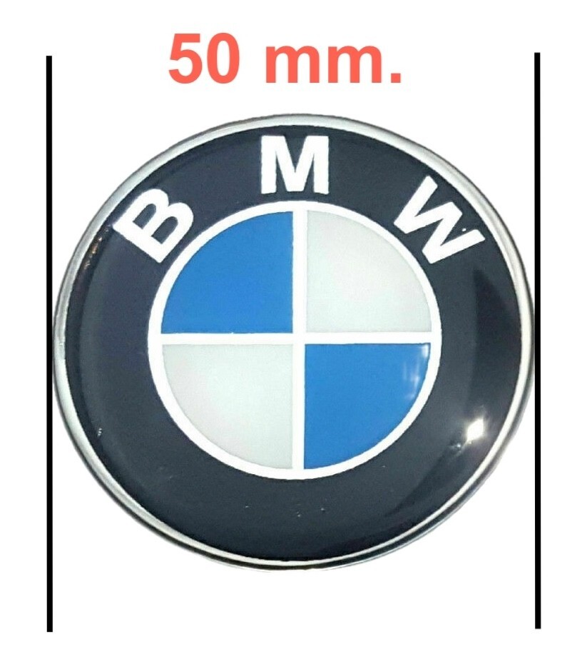 Fits. OEM 1set BMW Sticker Rasin 50mm.( 5CM.) Wheel Center Caps Emblem Logo.