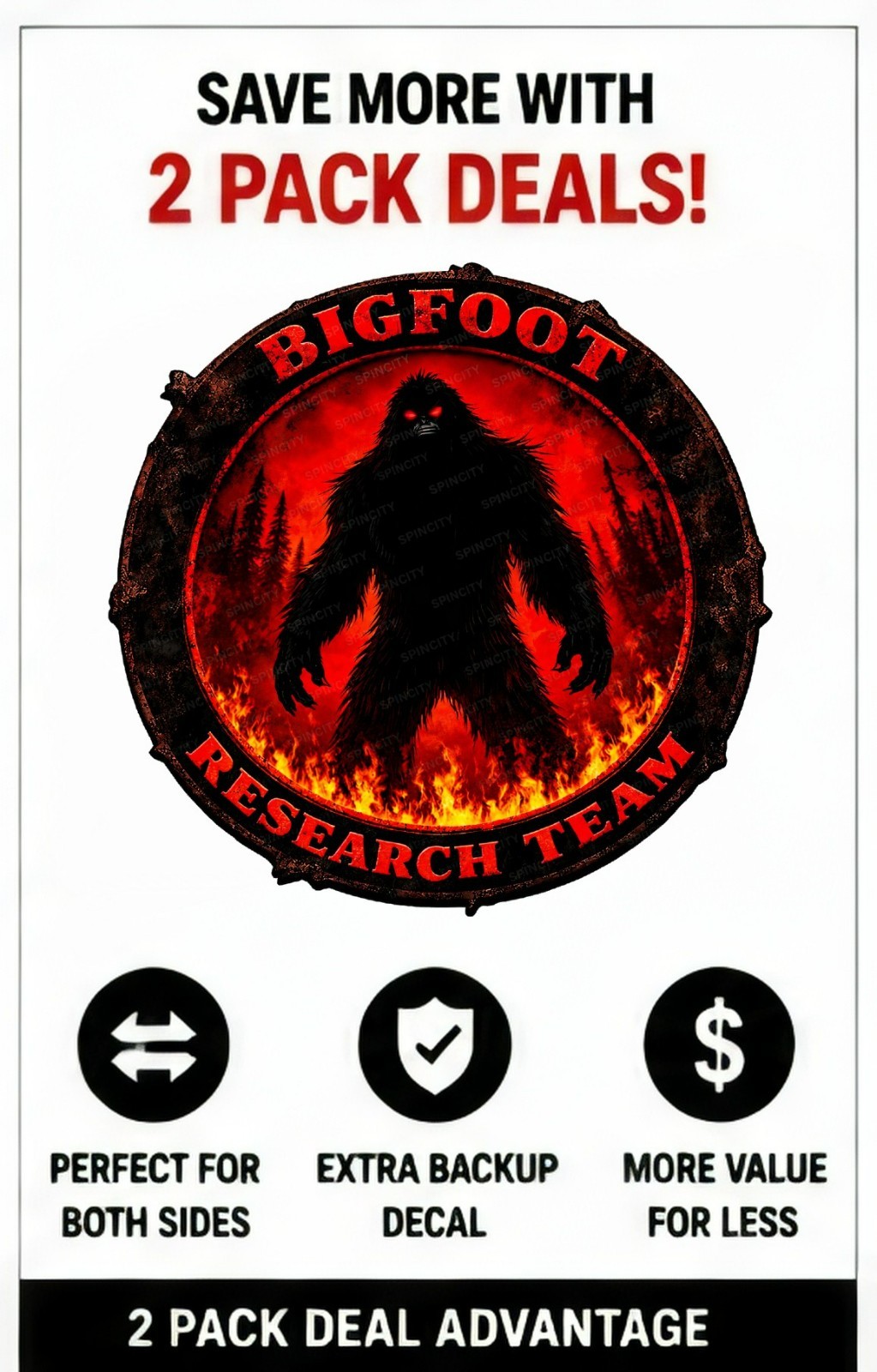 Bigfoot Research Team Window Vinyl Decal Truck Laptop Graphic Bumper Sticker