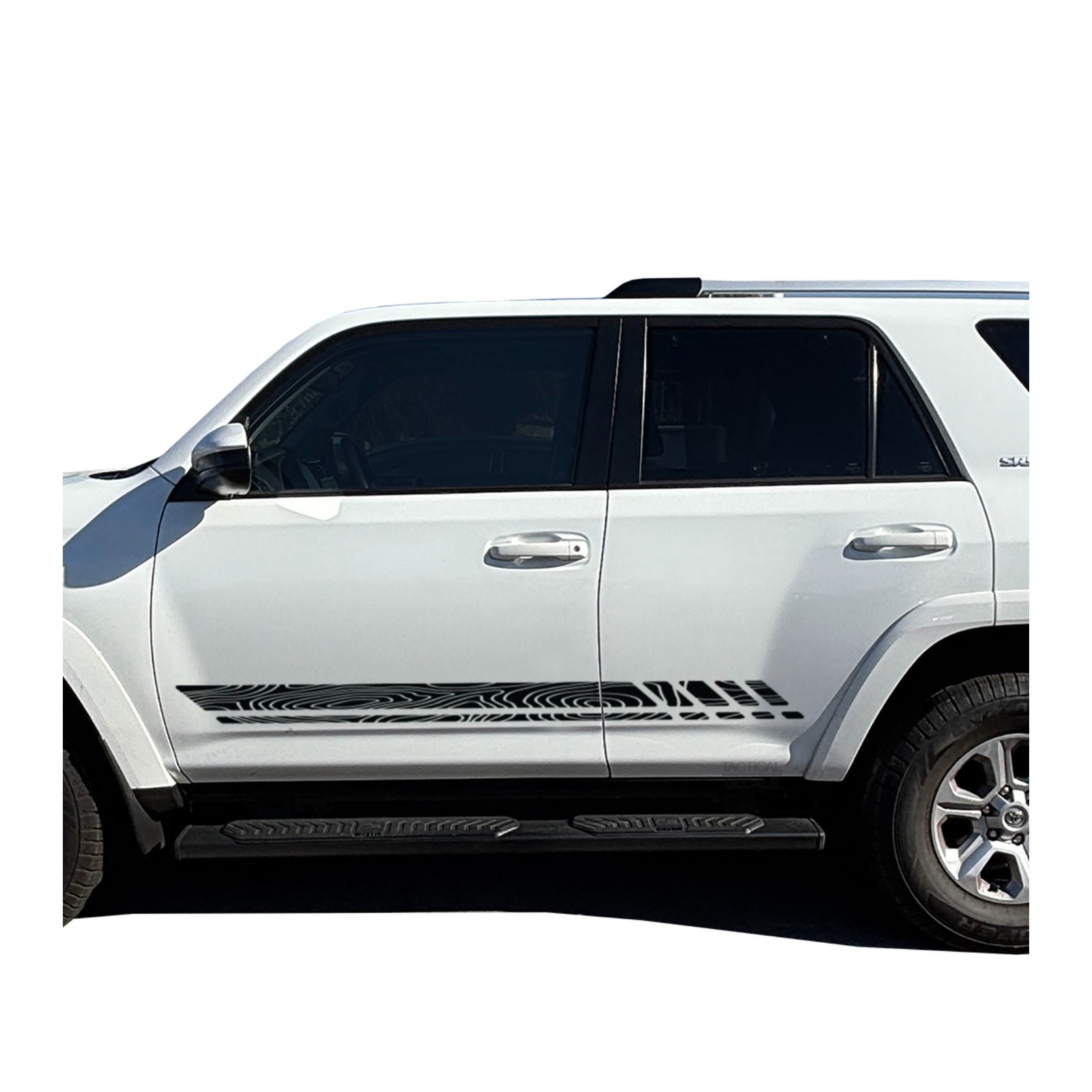 Topography map Side graphic kit decal for 2010-2024 Toyota 4runner TRD TF5-RPK11