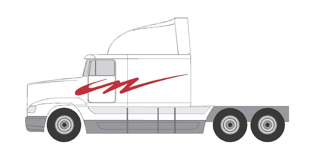 SEMI #S-710 DECAL VINYL SWOOP VAN VEHICLE TRAILER CROSS OVER SUV TRUCK AUTO