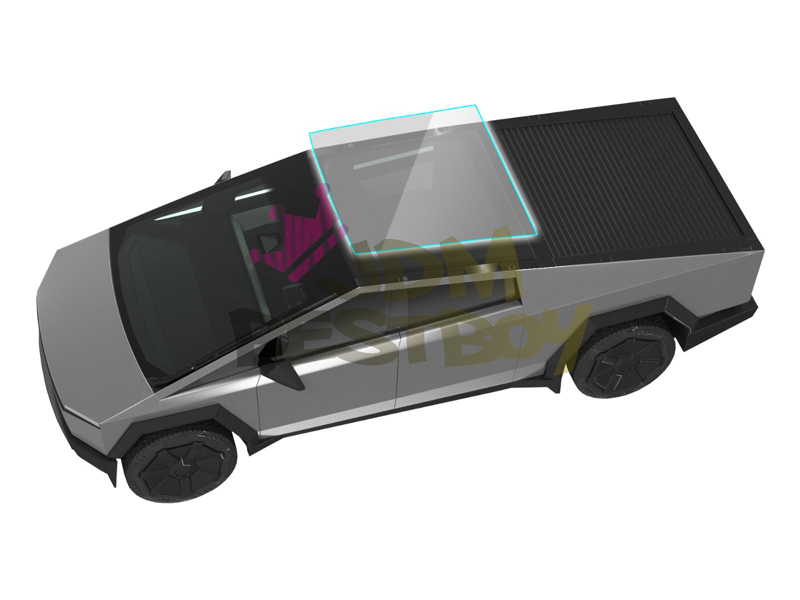 TPU Essmo Security Clear Glass Car Auto Sunroof VLT70% UV99% Windshield Sunshade