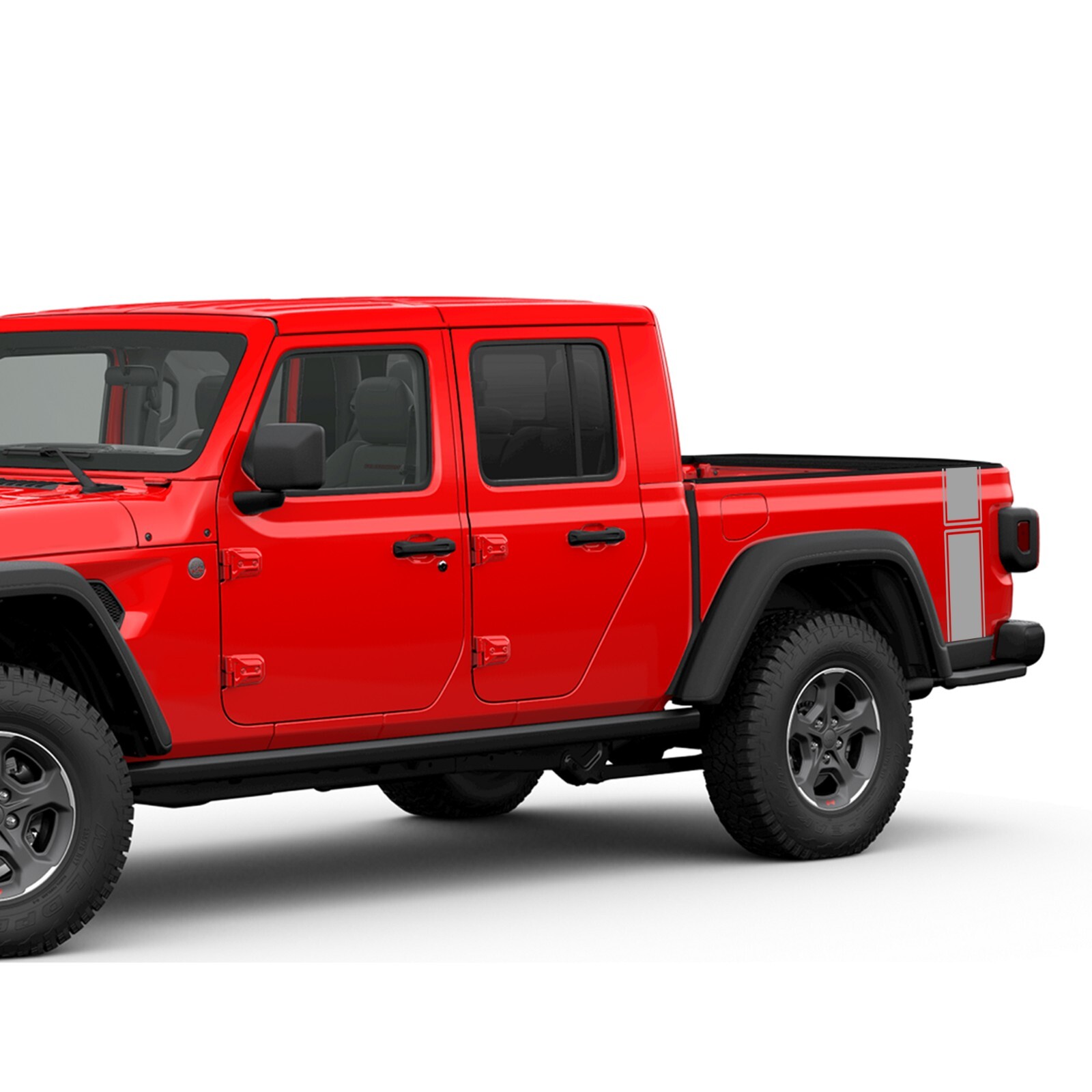 Bed stripes graphics stickers decal compatible with Jeep Gladiator