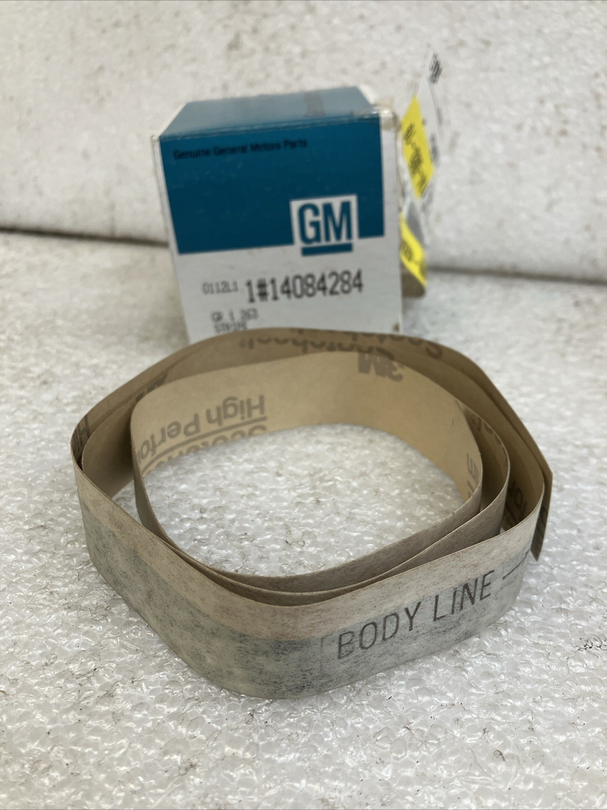 NOS GM # 14084284 85 – 88 Chevy Camaro Z-28 Iroc-Z RH Front Bumper Stripe Gold