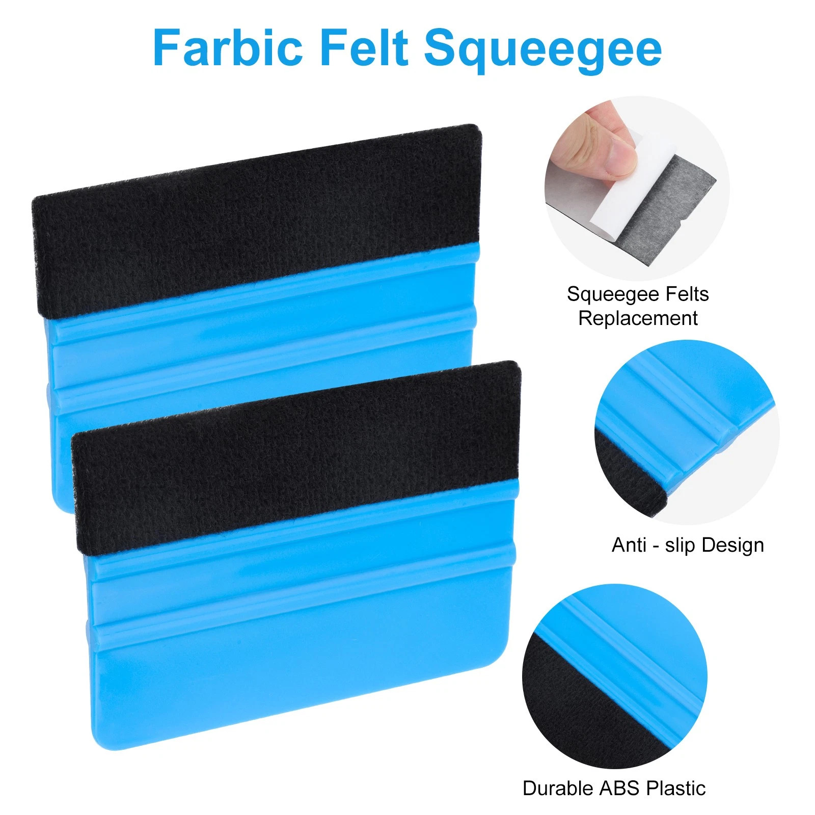 New Vinyl Squeegee Kit Car Wrap Application Tools Window Tint Film Installation