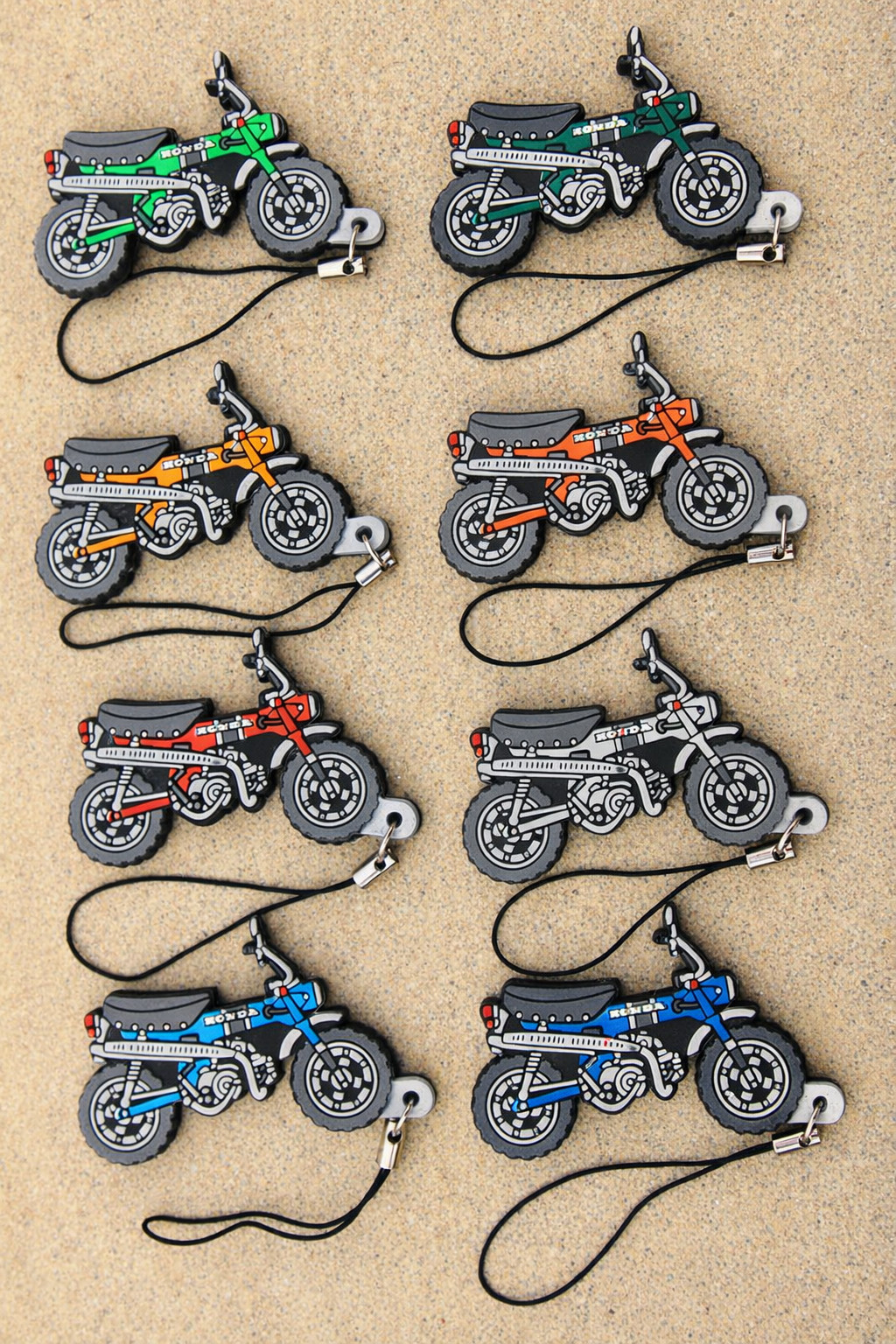 Honda CT70 Trail 70 Key Chain/Fob in Similar Factory Type Colors FREE Shipping