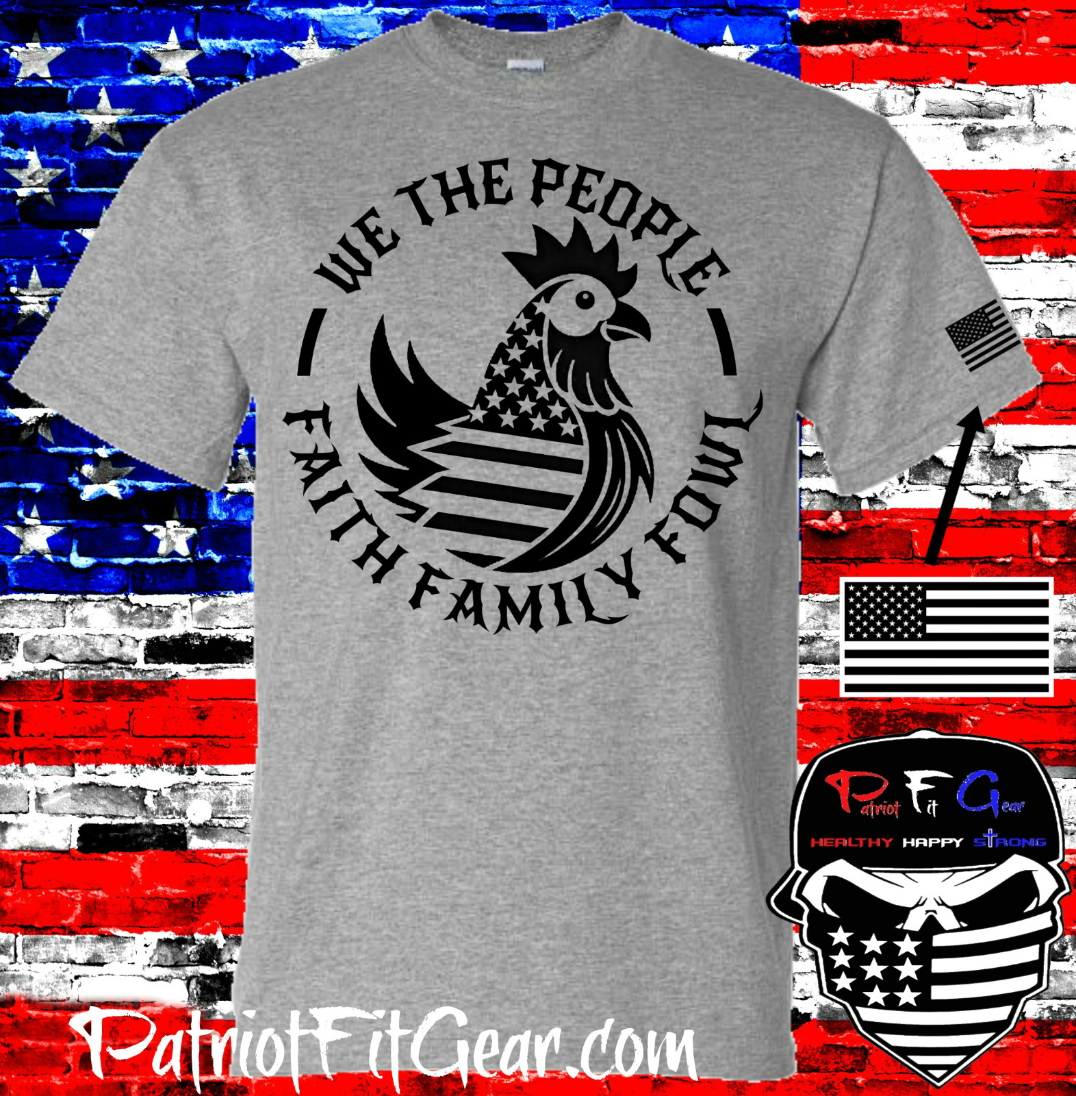 Chicken,We The People,Faith Family,Hen,Fowl,Hen,Chicks, Poultry Farm,Vinyl Decal