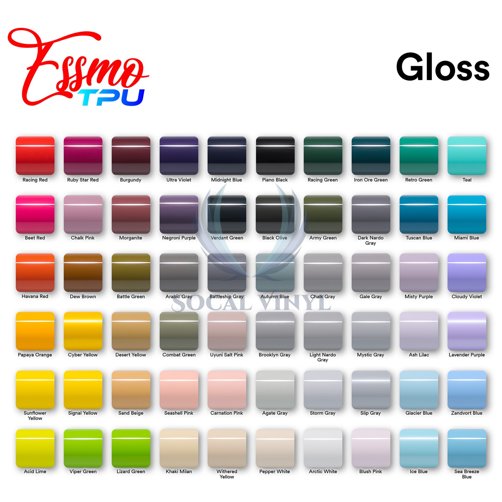 TPU Color Gloss Khaki Milan PPF Paint Protection Film Dry Wet Apply Vinyl Wrap