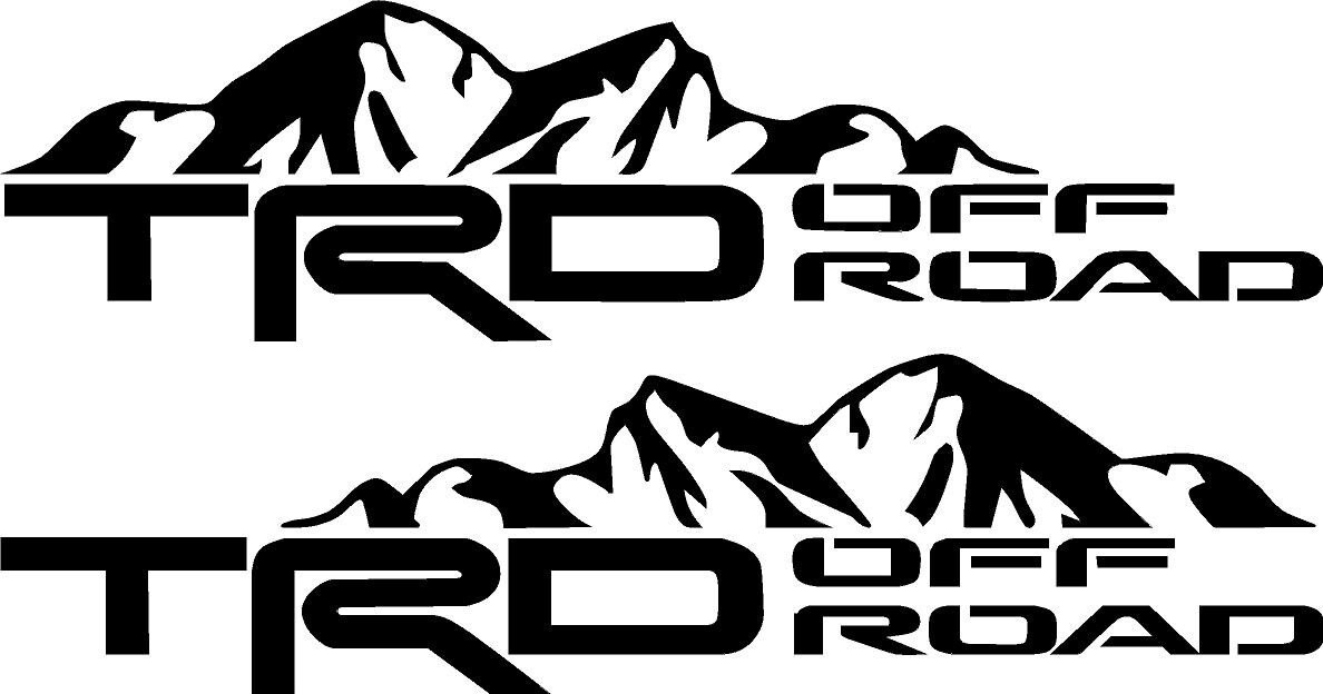 Bed side graphics . compatible with TOYOTA TRD truck all years .Bedstripes logos