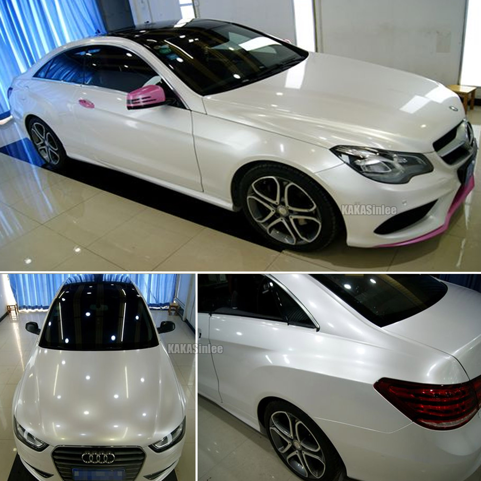 WH Chameleon Car Hood Vinyl Wrap Glossy / Matte Chrome Sticker Motor Decal US