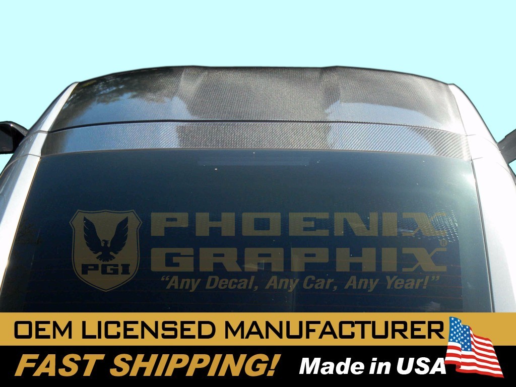 2014 2015 2016 2017 Corvette C7 Carbon Fiber Targa Roof Top Panel Decal Stripe
