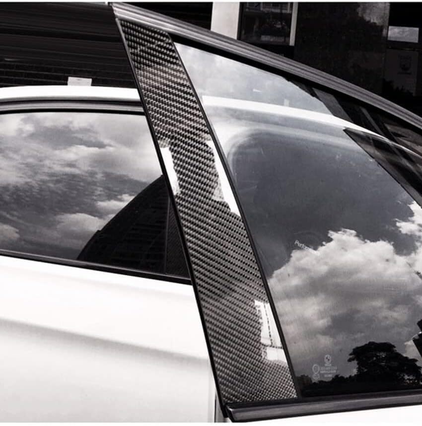 Black Vinyl Wrap Kit for Blackout Chrome Delete1 Window Trim Door Trim